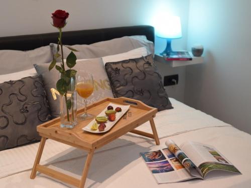 Posteľ alebo postele v izbe v ubytovaní Shanti Home