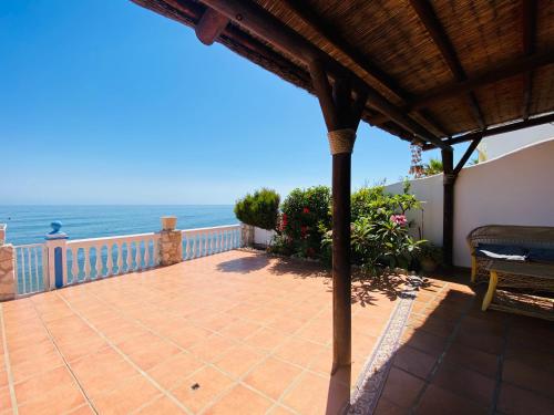 patio con vista sull'oceano di Casa Arena - Las Mejores Vistas del Mediterráneo a Mijas Costa