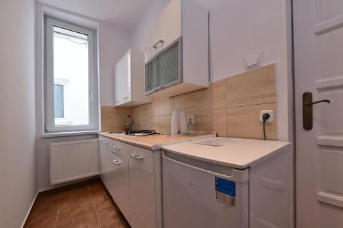 Nhà bếp/bếp nhỏ tại Apartamenty na Starówce