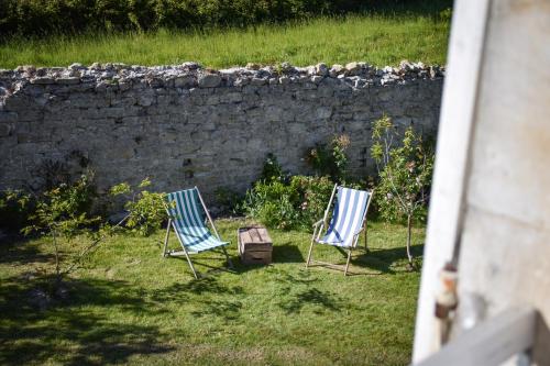 Jardín al aire libre en Utah Beach Chambre hote