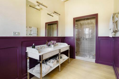 Salle de bains dans l'établissement La Pietra Del Cabreo