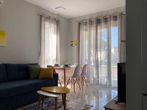 Χώρος καθιστικού στο Valamar Garden Apartment Hamallaj Durres