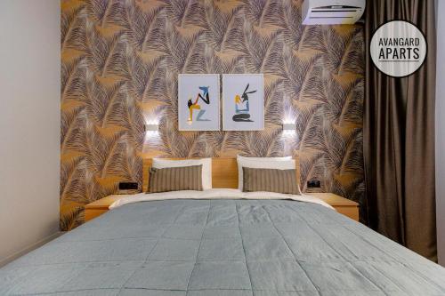 Krevet ili kreveti u jedinici u okviru objekta Avangard Aparts - Sun Town