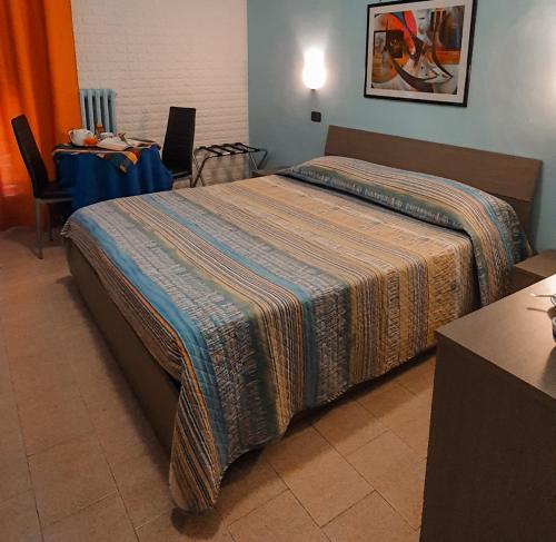 Cama o camas de una habitación en Hotel mediterraneo