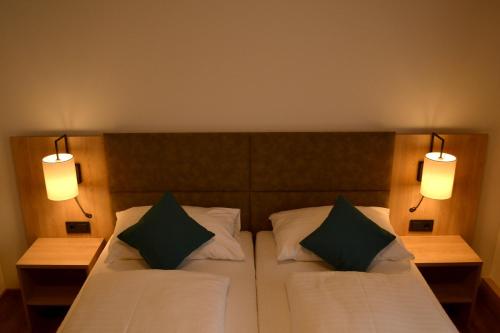 Katil atau katil-katil dalam bilik di Gasthof Kranerwirt