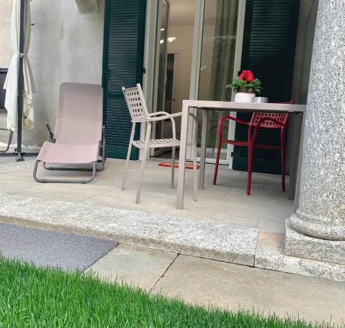 Αίθριο ή υπαίθριος χώρος στο Bregagno B&B