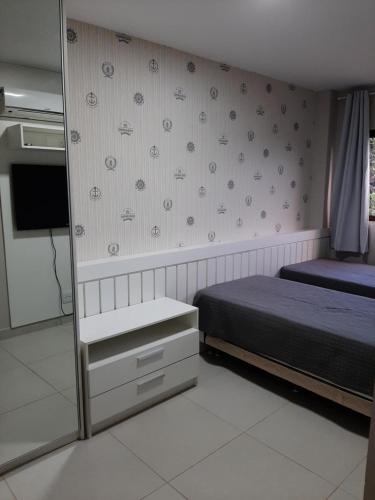 Postel nebo postele na pokoji v ubytování Praia do Forte Ibero Star- Apartamento Mediterraneo 2 Iberostate