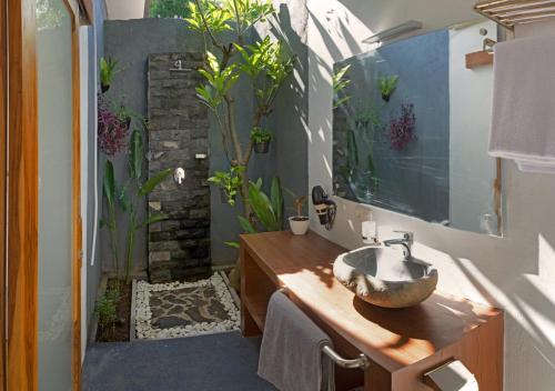 Ett badrum på Villa Manayasa