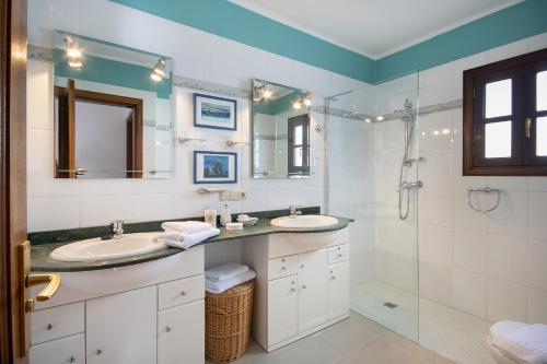 Et badeværelse på Casa Marta