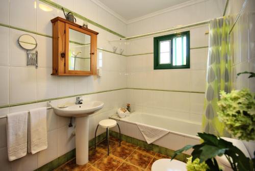 Ett badrum på Casa Andrea