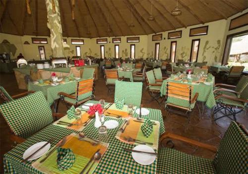 Majoituspaikan AA Lodge Amboseli ravintola tai vastaava paikka