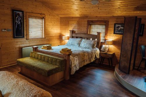 Katil atau katil-katil dalam bilik di Donard Shadow Lodge