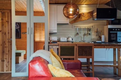Dapur atau dapur kecil di Donard Shadow Lodge