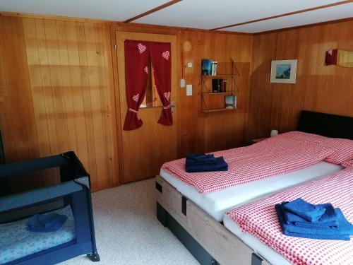 Postel nebo postele na pokoji v ubytování Brunners harzerhof