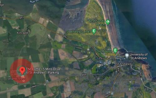The Poffle , 5 Mins Drive to St Andrews , Parking