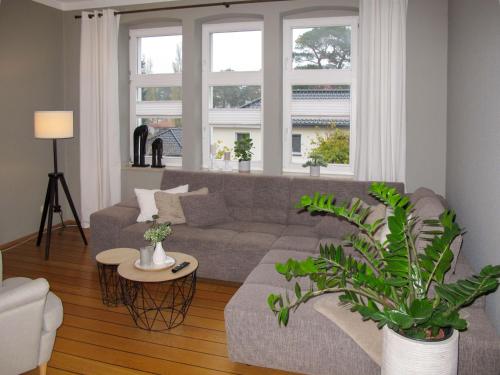 Χώρος καθιστικού στο Apartment Villa am Meer by Interhome