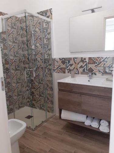 Ένα μπάνιο στο Bed and Breakfast Stella del Sud Makari