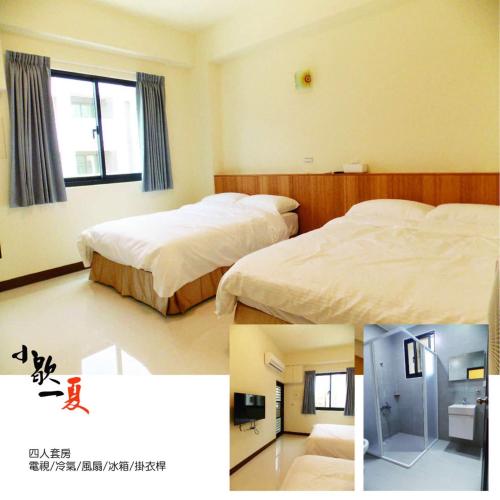 Postel nebo postele na pokoji v ubytování Xiao Xie Yi Xia B&B