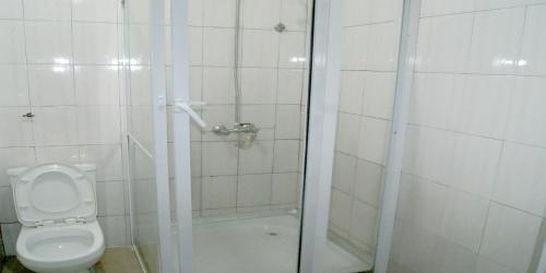 Kamar mandi di Room in Lodge - Tiffany Hotels and Towers