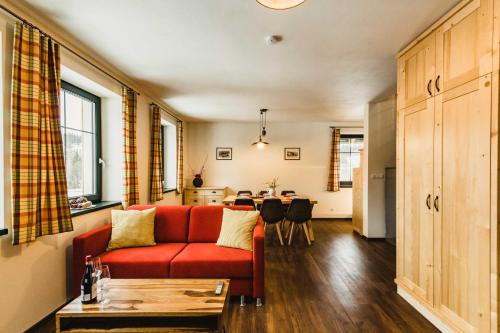 Posezení v ubytování Apartmány Na Soutoku - Březník