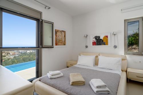 Bazén v ubytovaní Sea View Villas alebo v jeho blízkosti