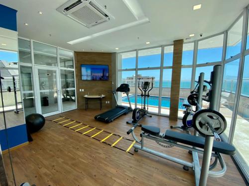 
The fitness center and/or fitness facilities at Hotel Diogo
