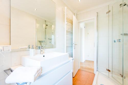 Koupelna v ubytování Terpstich 50 Whg 2