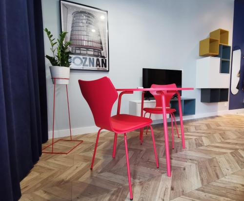 Televízia a/alebo spoločenská miestnosť v ubytovaní Studio Garbary z klimatyzacja - air-conditioning