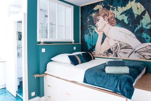 Photo de la galerie de l'établissement BLUE COCOON : hypercentre, plages, WIFI, à Biarritz