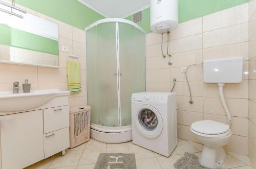Koupelna v ubytování Apartments Ivan