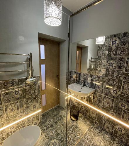 Ванная комната в Apart-Hotel у центрі Трускавця