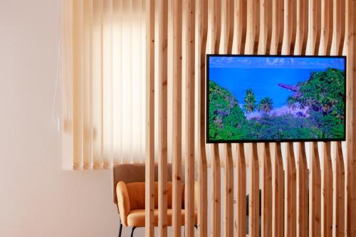 TV a/nebo společenská místnost v ubytování Lux Family Apartment Vidanovic