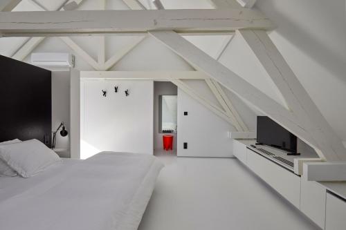 Postel nebo postele na pokoji v ubytování Bed and Breakfast Amma Erna