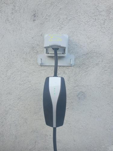 a computer mouse is attached to a wall at Mas Saint Julien in Cavaillon