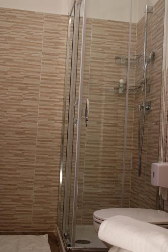 Koupelna v ubytování Hotel San Rufino