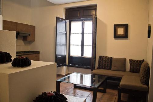 Zona de estar de Hotel Suites Sofia