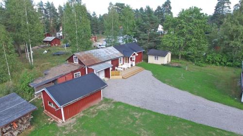 LÄNGAN (Villa Solsidan), Hälsingland, Sweden dari pandangan mata burung