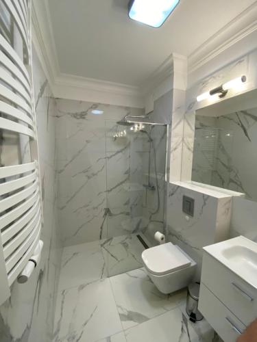 Ένα μπάνιο στο Apartament Daria Portova