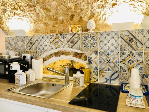 Küche/Küchenzeile in der Unterkunft Dimora Umberto - Dammuso Suite