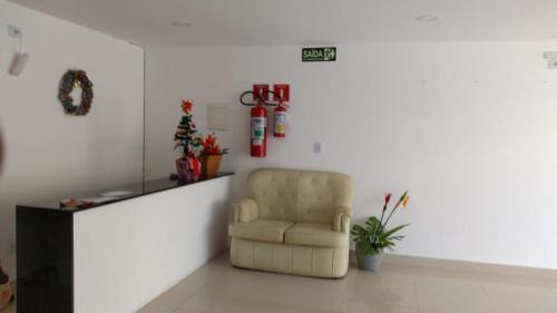 Posezení v ubytování Cantinho Aconchegante 304 Praia - Tambaú