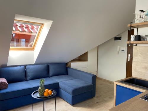 Χώρος καθιστικού στο Apartament w Dębkach