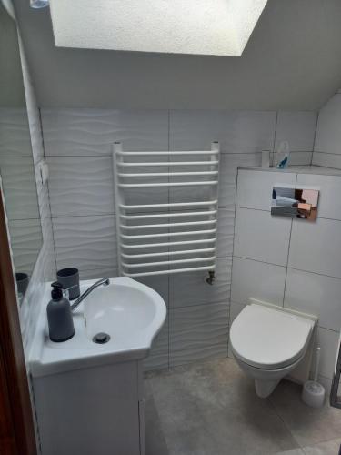Phòng tắm tại Zagroda na Borach