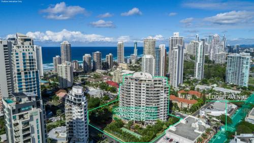 Nespecifikovaný výhled na destinaci Gold Coast nebo výhled na město při pohledu z aparthotelu