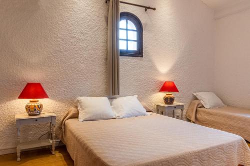 Ένα ή περισσότερα κρεβάτια σε δωμάτιο στο Résidence Marie Diane - Duplex Coté Mer C