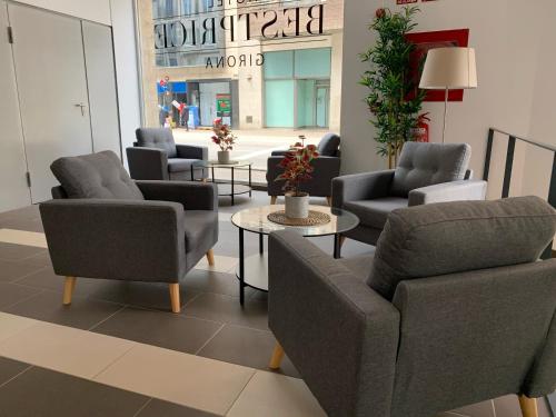 Area soggiorno di Hotel BESTPRICE Girona