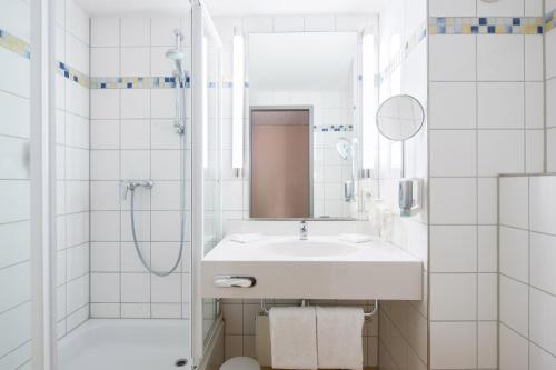 Koupelna v ubytování PhiLeRo Hotel Köln