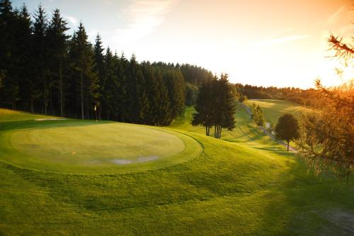 Kemudahan golf di hotel atau berdekatan
