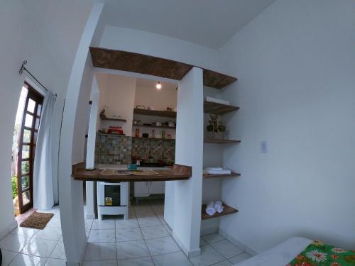 A kitchen or kitchenette at A Casa da Kali