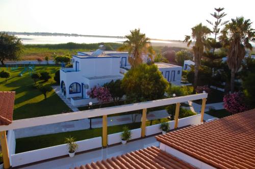 a view of the house from the balcony at Hotel Tigaki's Star in Tigaki