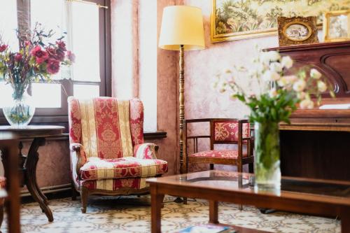 Гостиная зона в Hotel de Camprodón